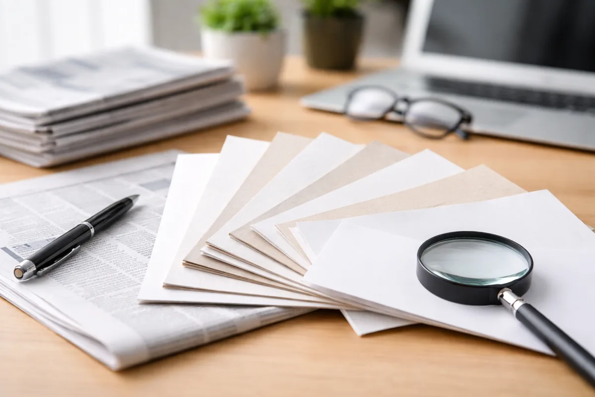 Comment bien choisir le papier pour les affaires de gazette